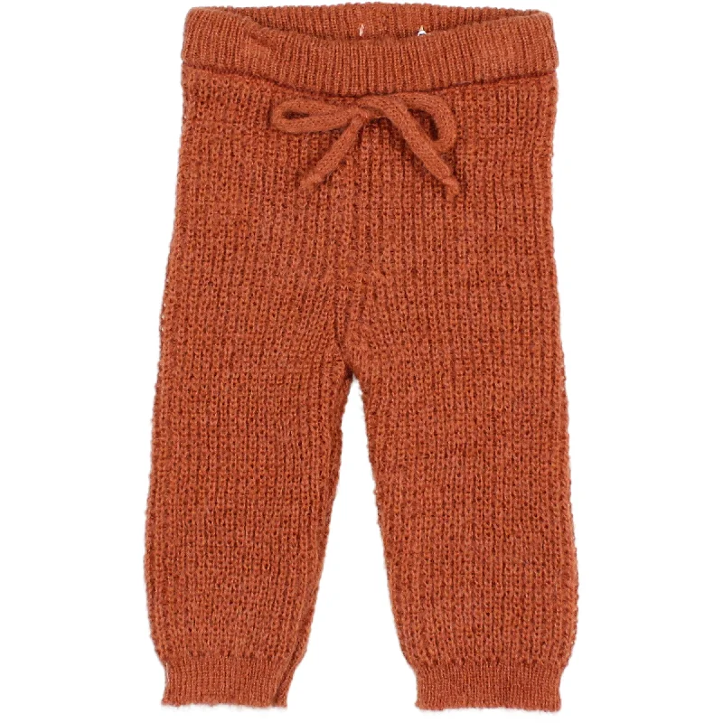 8205.BB KNIT LEGGINGS-RUST British Gentleman Style