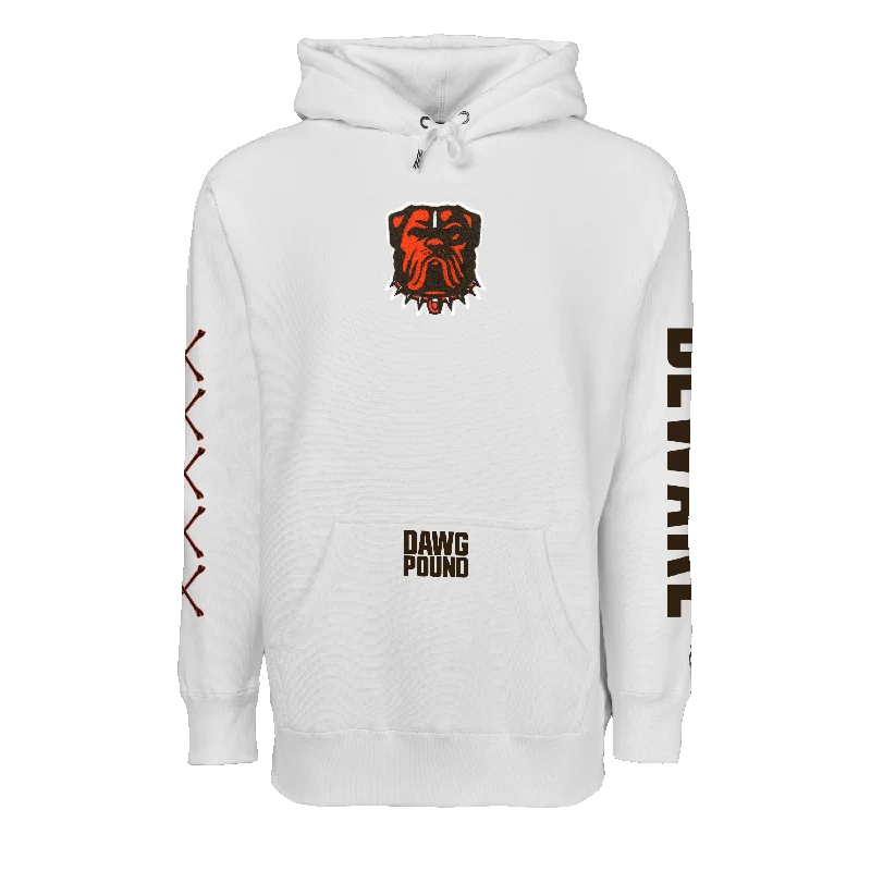 Cleveland Browns Dawg Pound Fireside Hoodie Artistic Men's Hand