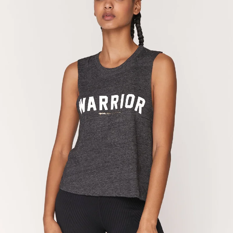 Warrior Crop Tank Sporty Men's Athleisure 