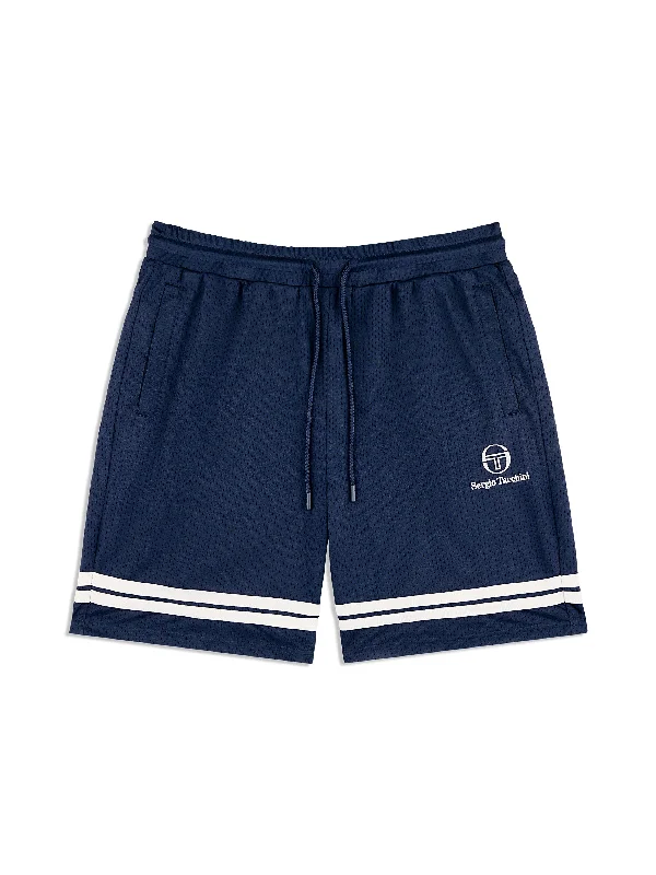 Ludovic Mesh Short- Maritime Blue/ Quiet Grey Lumberjack