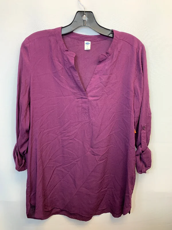 Top Long Sleeve By Old Navy  Size: S Artistic Men's Hand