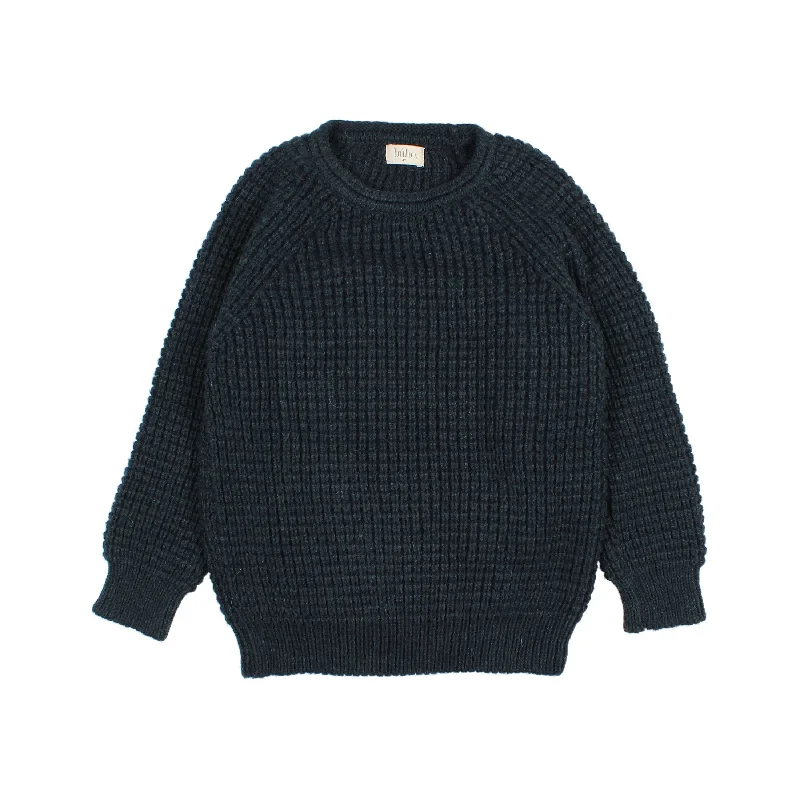 Buho Soft Knit Jumper Deep Forest Casual Men's Loose