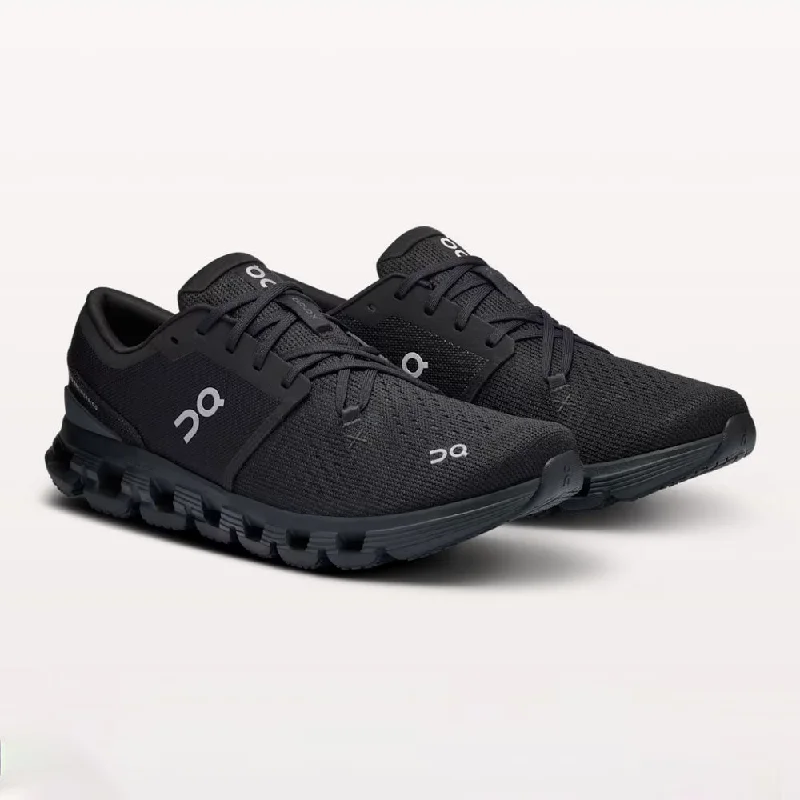 On Men's Cloud X 4 Shoes - Black / Eclipse Elegant Men's Cashmere