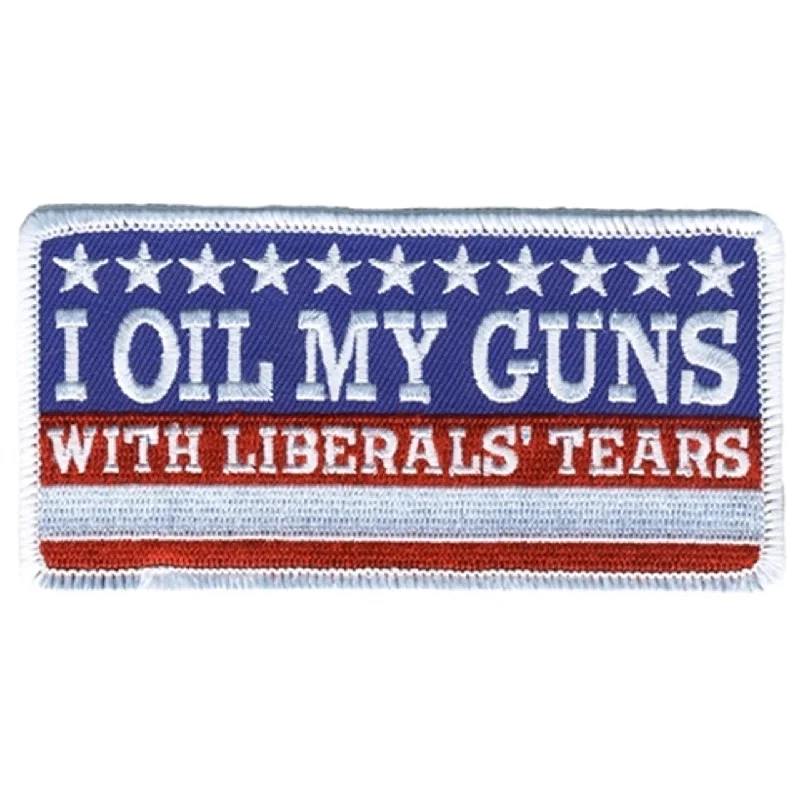 I Oil My Guns Patch Sharp Men's Italian