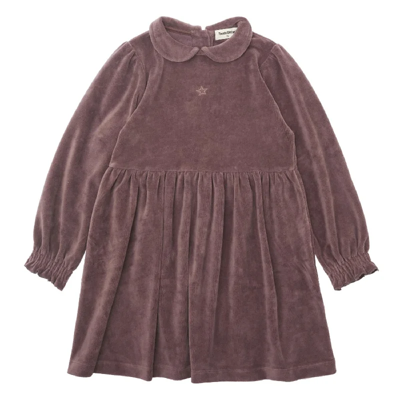 Tocoto Vintage Kid Velvet Dress Plum Earthy Men's Hemp