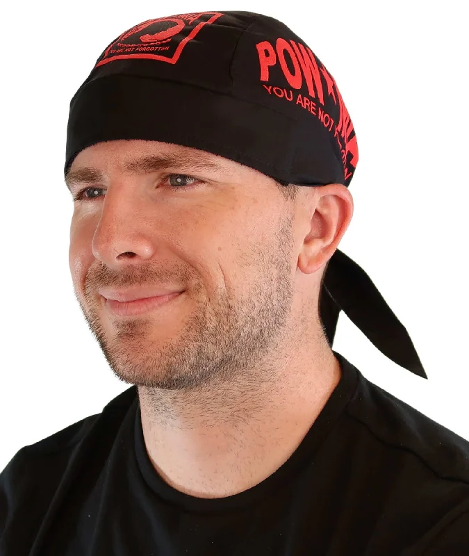 Classic Skull Cap - Red POW MIA Sophisticated Men's French