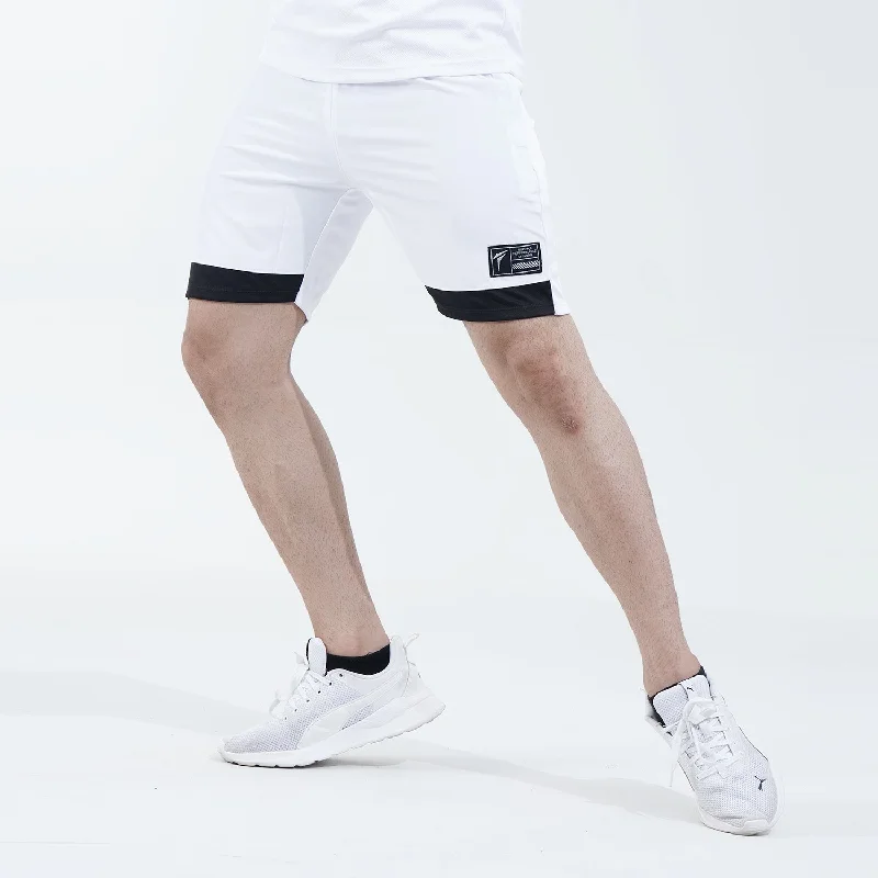 Tf-White Micro Interlock Training Shorts Cool Men's Skate