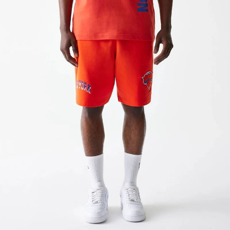 New York Knicks NBA City Edition Orange Shorts Bold Men's Statement