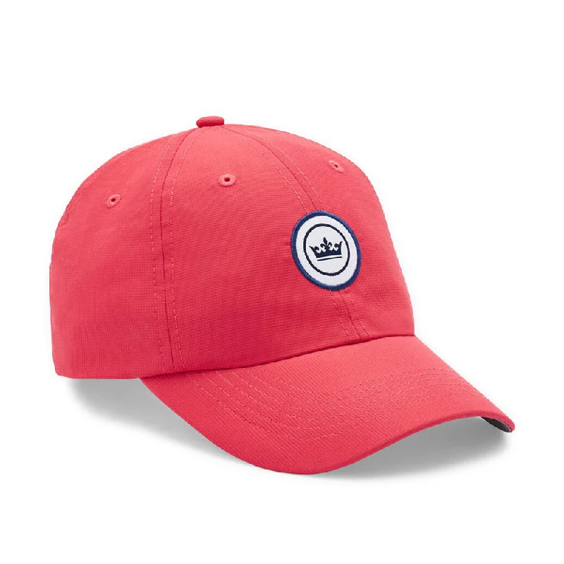 Peter Millar Crown Seal Performance Hat - Cape Red Modern Men's Geometric