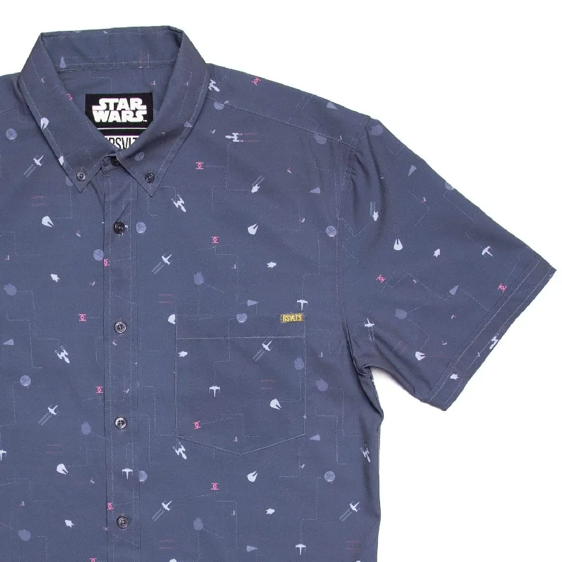 Star Wars™ "Stay on Target" – KUNUFLEX Short Sleeve Shirt Trendy Men's Oversized