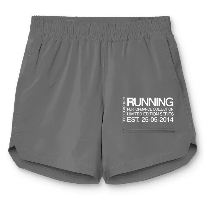 Tf-Grey Running Utility Shorts Gym