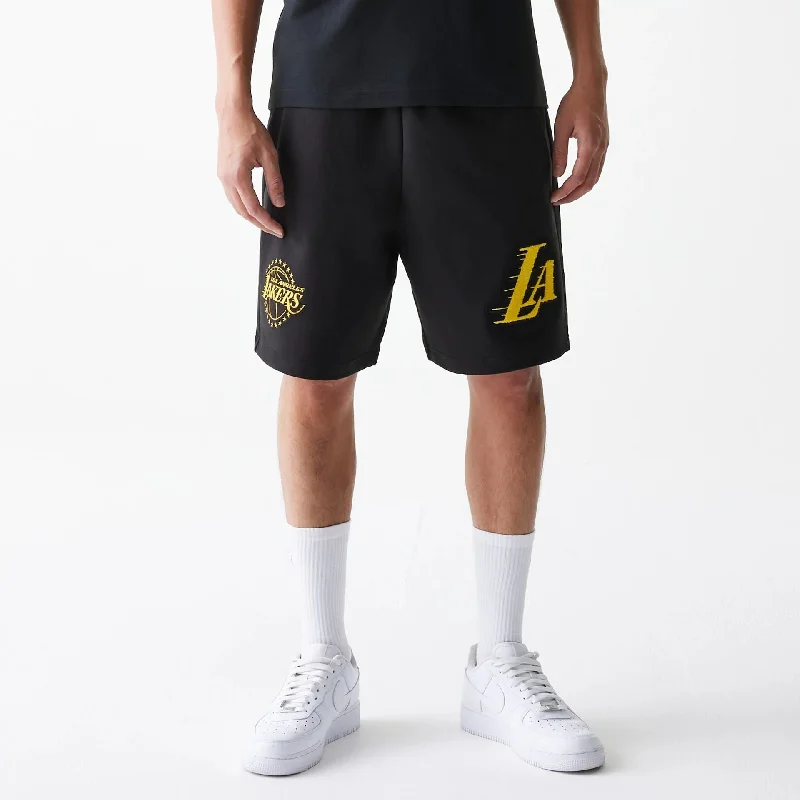 LA Lakers NBA City Edition Black Shorts Street