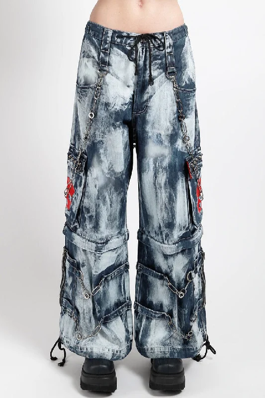 Tripp NYC Skull Pants [Indigo Denim Storm Wash] Organic