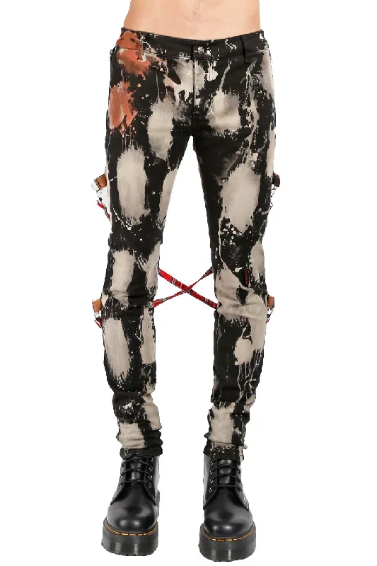 Tripp NYC Bleach Chaos Pants Tough Men's Military