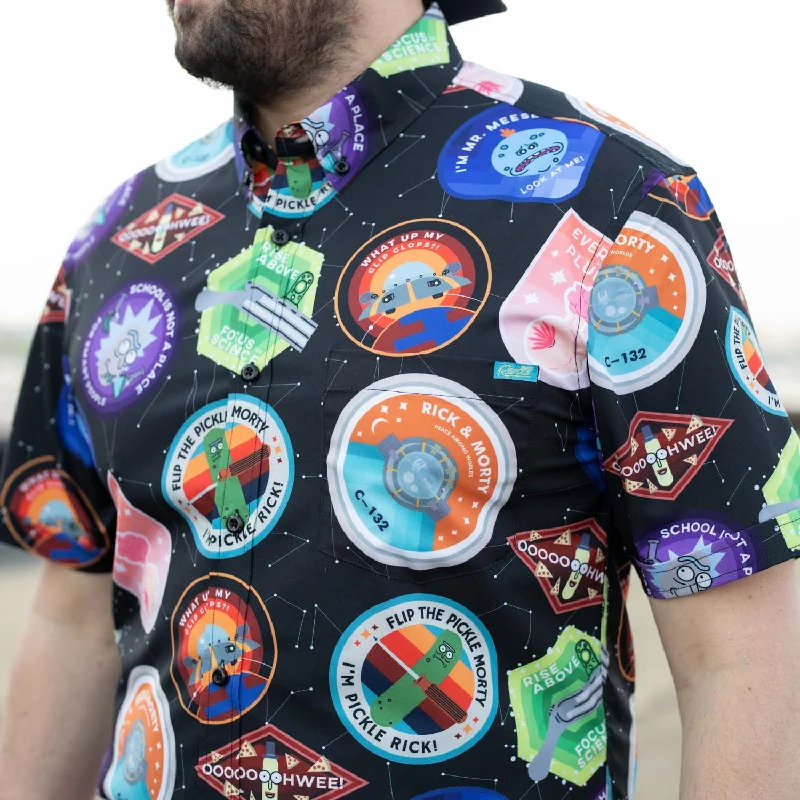 Rick and Morty "Touricks Attraction" – KUNUFLEX Short Sleeve Shirt Athletic Men's High