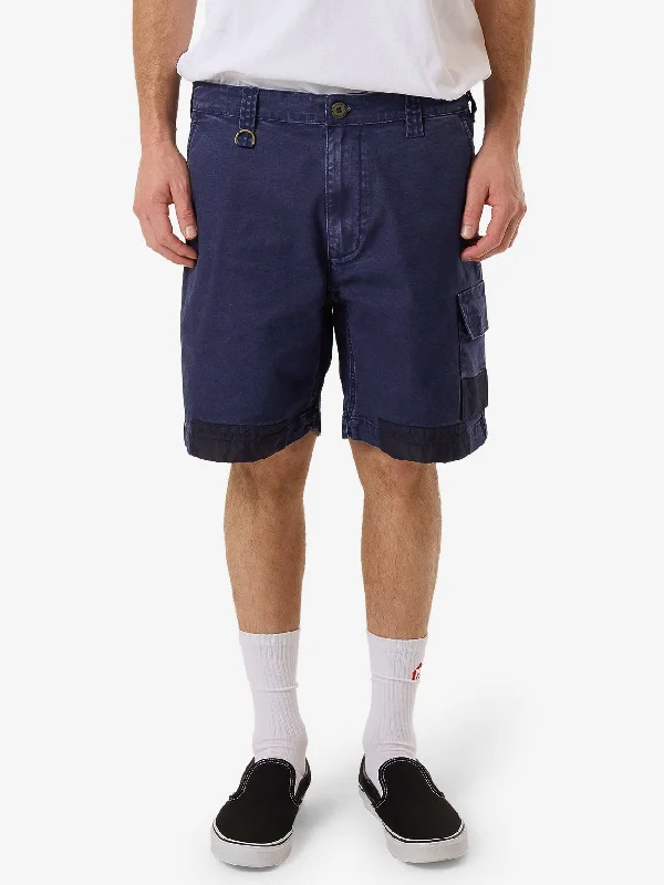 HYC Built Up Short - Yakka Blue Sporty Men's Tennis