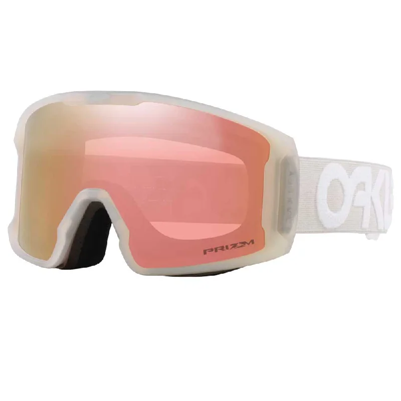 Oakley Line Miner™ M Snow Goggles - 2025 Matte Cool Grey with Prizm Rose Gold Iridium Lenses Bold Men's Statement