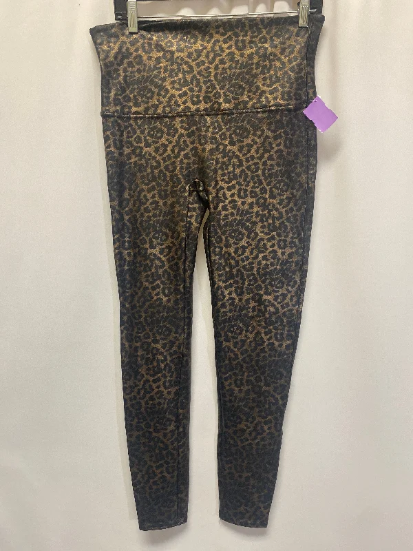 Animal Print Pants Leggings Spanx, Size 1x Refined Men's Velvet