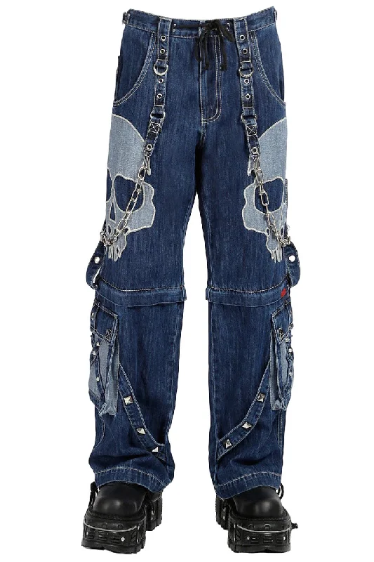 Tripp NYC Maximum Skull Pants [INDIGO DENIM] Minimalist Men's Casual 