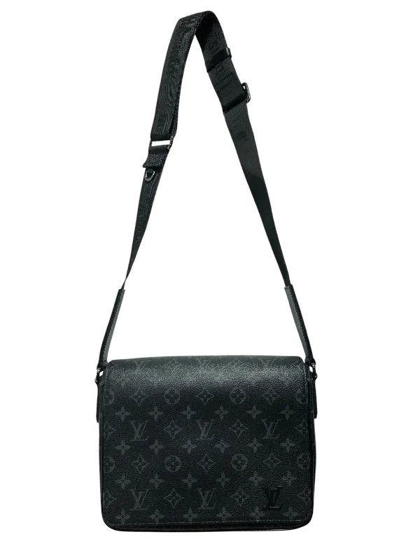 LOUIS VUITTON/Cross Body Bag/M/Monogram/Leather/GRY/messenger bag Unique Men's Patch