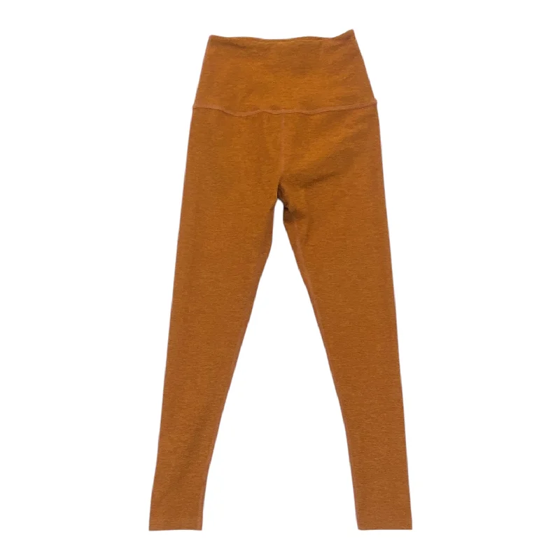 Athletic Leggings By Beyond Yoga In Orange, Size:S Practical Men's Multi