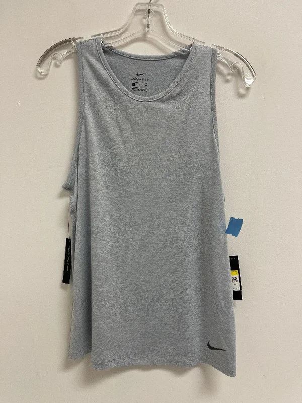 Athletic Tank Top By Nike Apparel In Grey, Size: S Trendy Men's Scandinavian