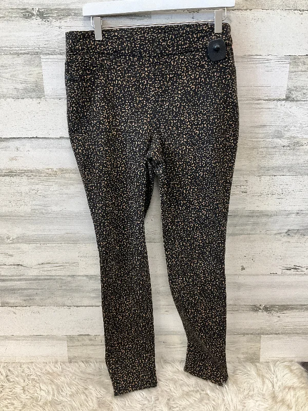 Pants Leggings By Chicos In Black & Brown, Size: S Beach