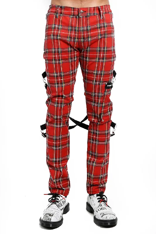 Tripp Chaos Pants [Red Plaid] Refined Men's Classic 