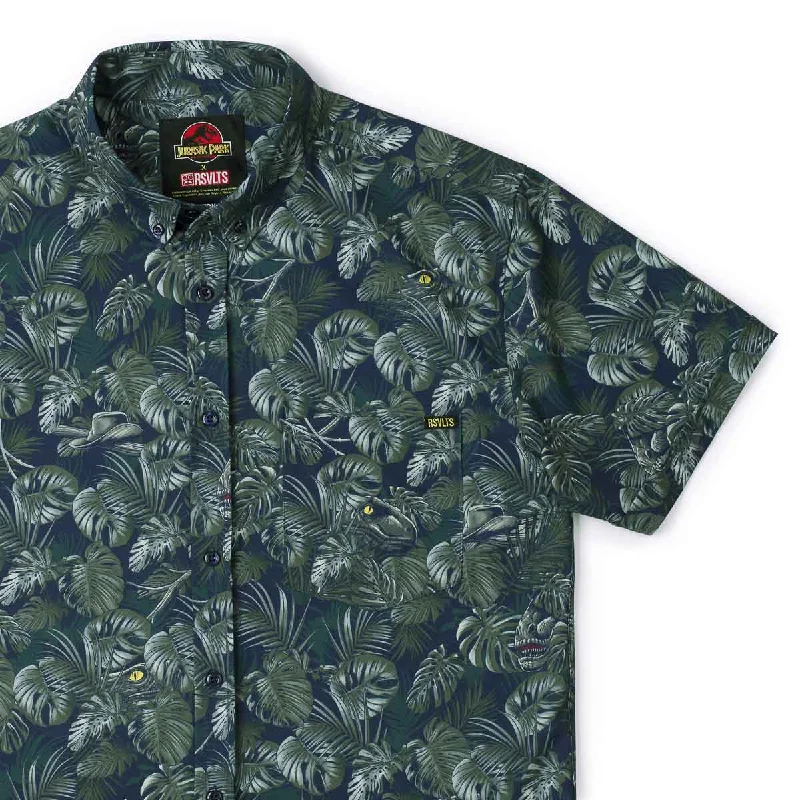 Jurassic Park "Clever Girl" – KUNUFLEX Short Sleeve Shirt Refined Men's Velvet