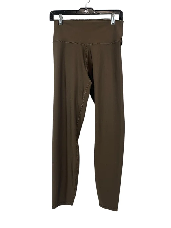 Athletic Leggings By Alo In Brown, Size: L Elegant Men's Cashmere