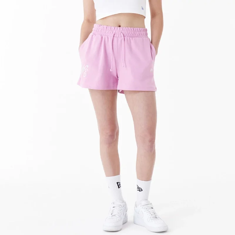 New Era Pink Womens Sweat Shorts Rugged Men's Outdoor 