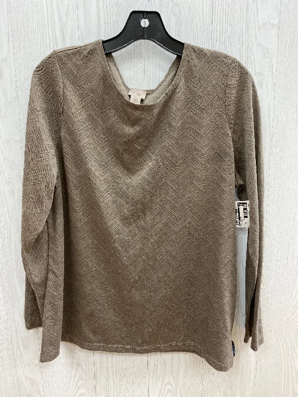 Top Long Sleeve Basic By Chicos  Size: L Traditional Men's Wool