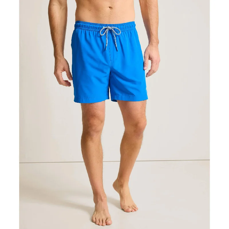 Tommy Bahama Men's 6-Inch Naples Valley Swim Trunks - Victoria Blue Unique Men's Upcycled