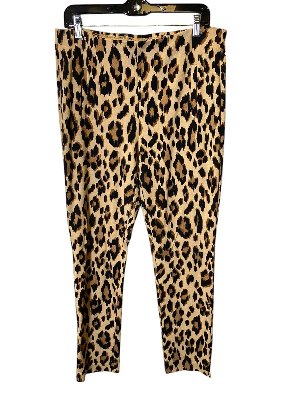 Pants Leggings By Chicos In Animal Print, Size: M Casual Men's Japanese 