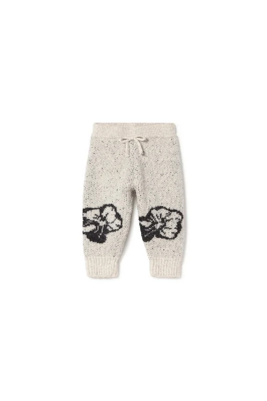 FLOWER TRICOT LEGGINGS-Flower tricot A Practical Men's Quick