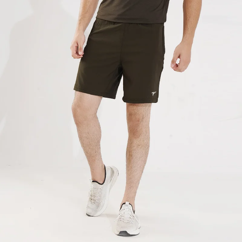 Tf-Olive Basic Micro Premium Shorts Streetwear Style