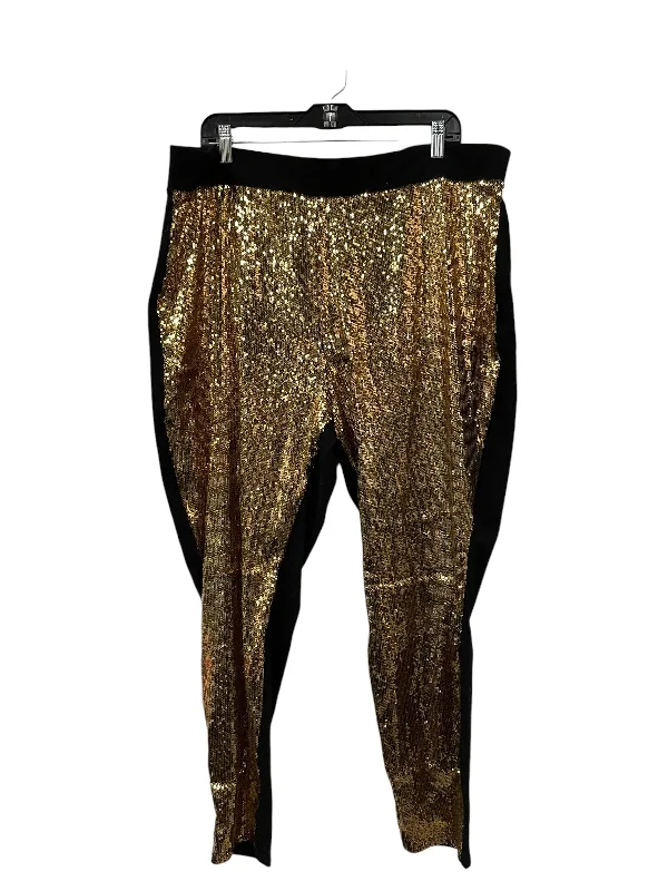 Pants Leggings By Torrid In Gold, Size: 4x Street