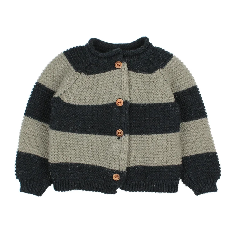 Buho Bands Cardigan Deep Forest British Gentleman Style