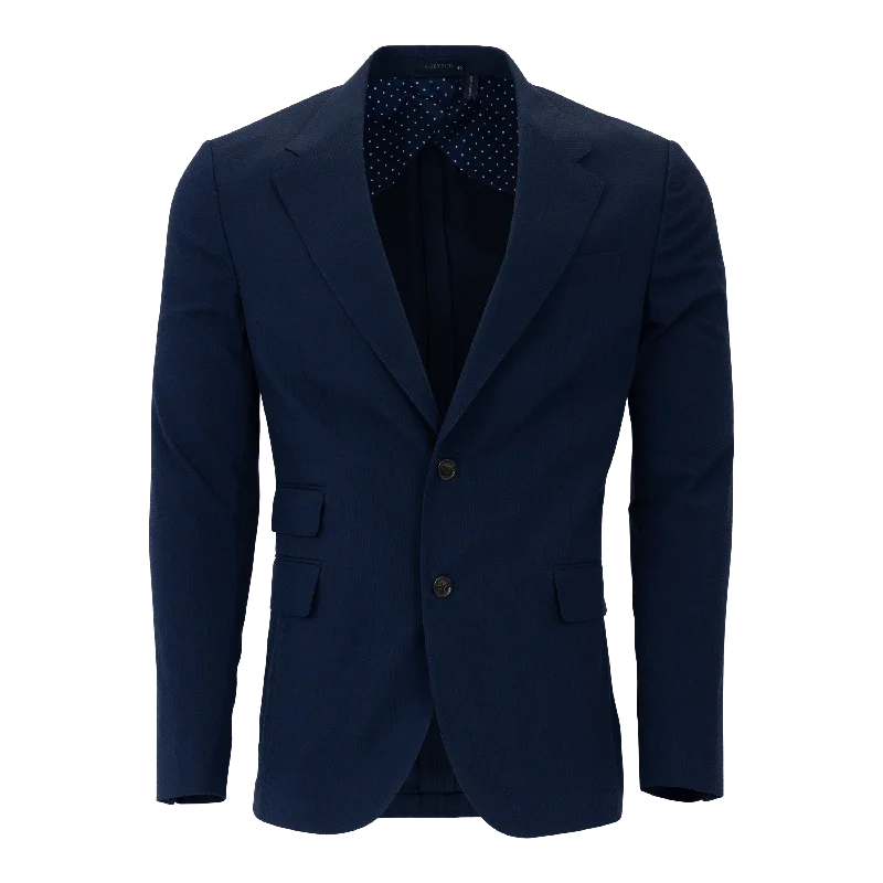 Rhodes Seersucker Blazer Organic