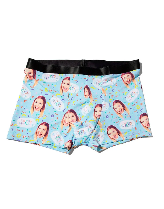 Happy Birthday Face Boxers Dynamic Men's Glow