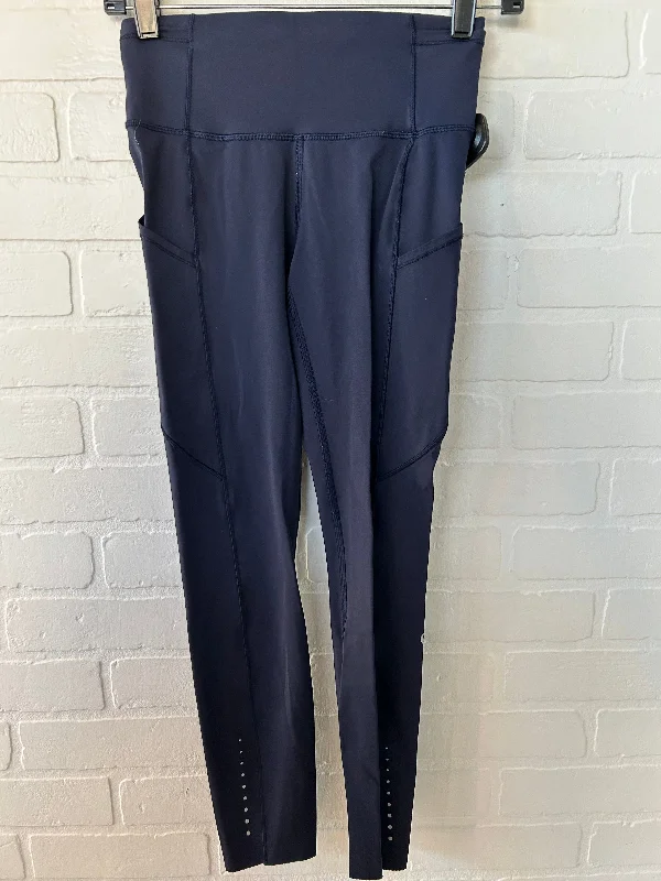 Athletic Leggings By Lululemon In Blue, Size: 4 Hip Men's Retro