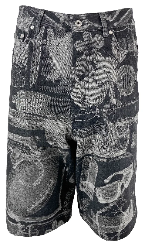 Off-White Xray Jacquard-Print Shorts in Black Athletic Men's Compression