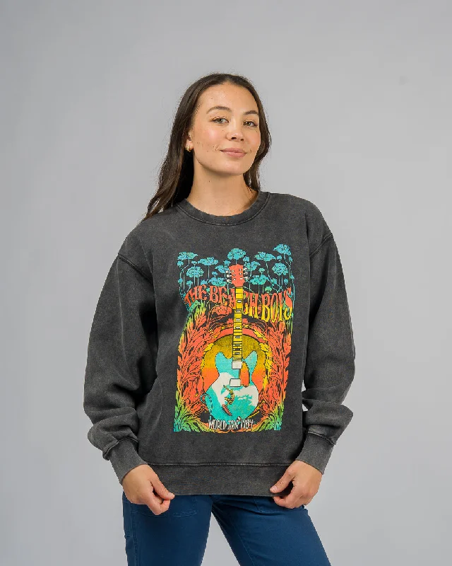 The Beach Boys x Jack's "Barrelled Guitar " Crewneck Sweatshirt Modern Men's Tech