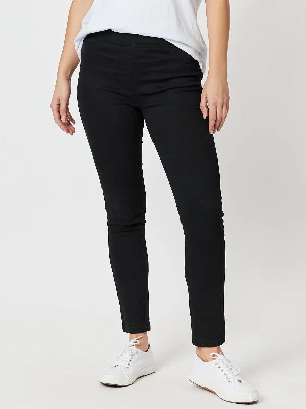 Threadz Stretch Jean Black Monochromatic All