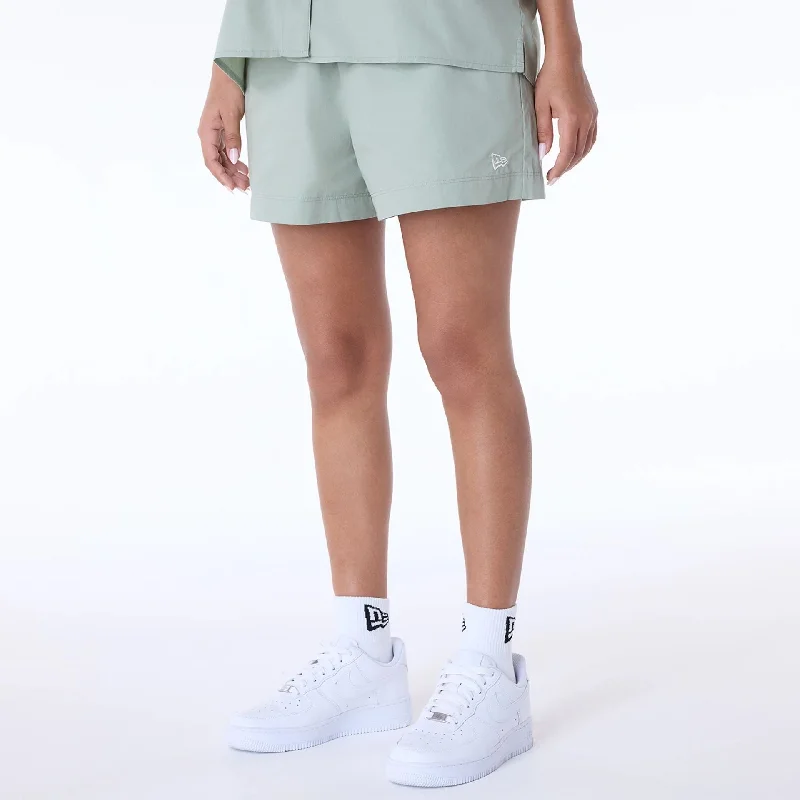 Womens New Era Cotton Pastel Green Shorts Tough Men's Military