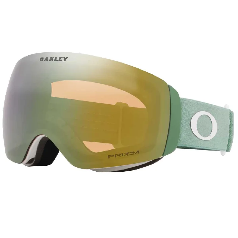 Oakley Flight Deck™ M Snow Goggles - 2025 Matte Jade with Prizm Sage Gold Iridium Lenses Relaxed Men's Australian 