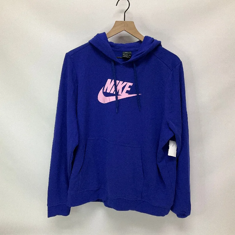 Athletic Sweatshirt Hoodie By Nike Apparel  Size: Xxl Laid