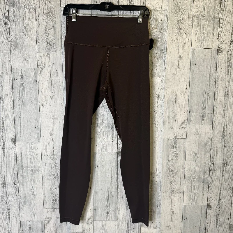 Athletic Leggings By Lululemon In Brown, Size: 10 Sleek Men's Contemporary 