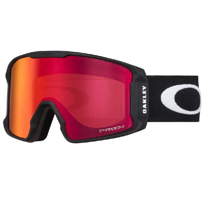 Oakley Line Miner™ L Snow Goggles - 2025 Matte Black with Prizm Snow Torch Iridium Lenses Sporty Men's Athleisure 