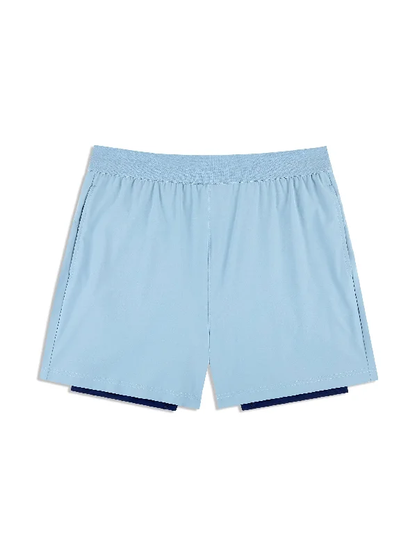 Elio Tennis Short- Faded Denim Dynamic Men's Moto